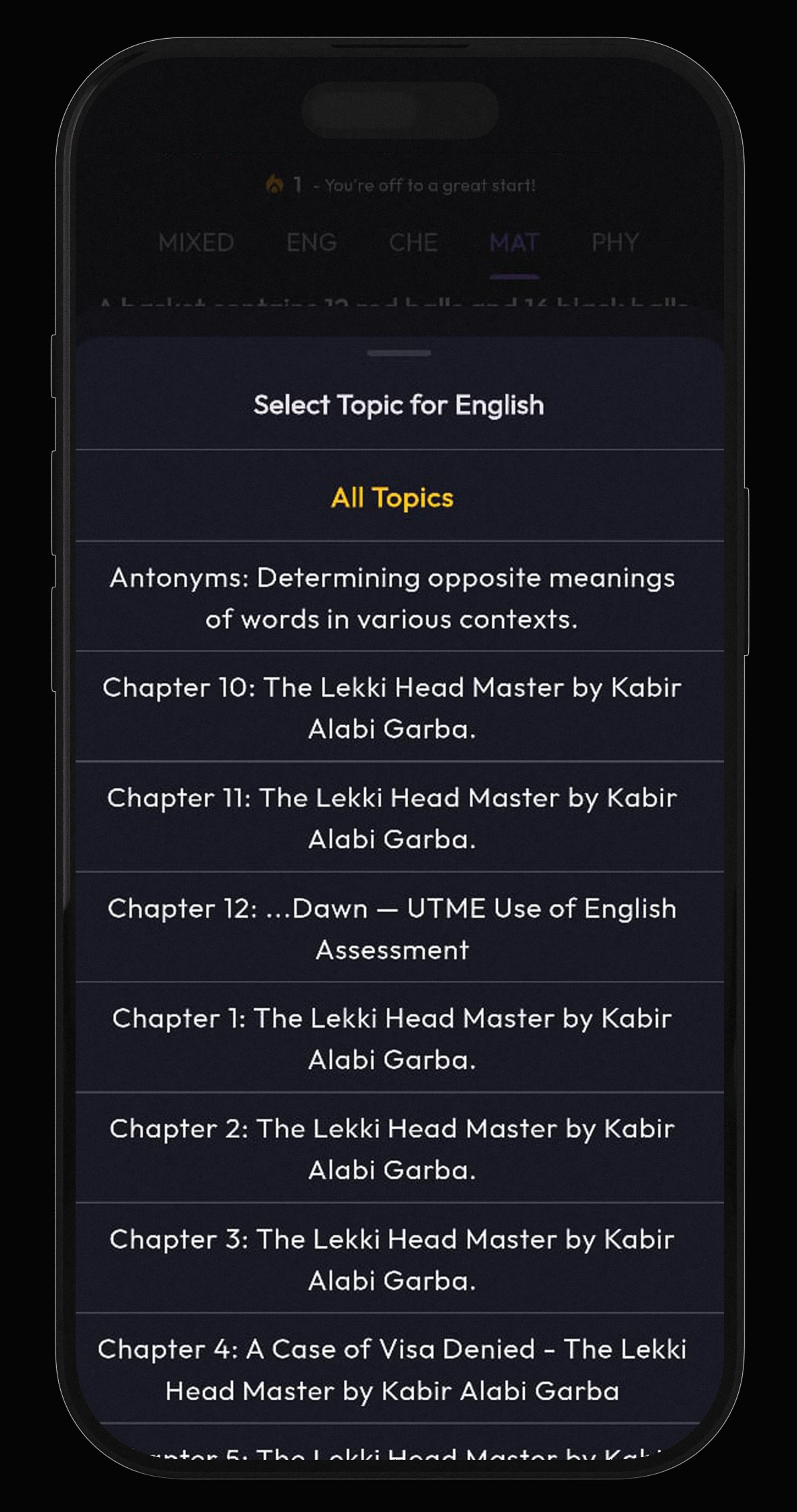 Fulcrumity CBT exam screen